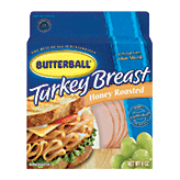 Butterball&nbsp;Turkey Breast&nbsp;Honey Roasted Thin Sliced 97% Fat Free Full-Size Picture
